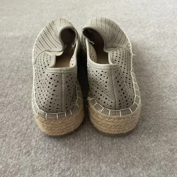 Altar'd State Sandals Womens 8 Beige Platform Espadrille Shoes Casual Summer - Picture 4 of 12